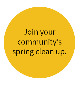 Join a spring clean up